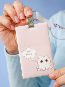 Держатель для карт Cute cat (6,5 х 10,4 см)