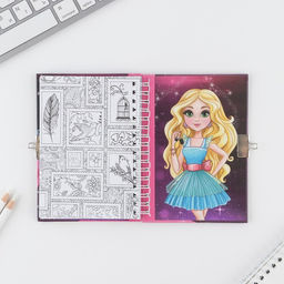 Анкета для девочек на замочке Анкета классной девчонки и ее подруг, А6, твёрдая обложка, 40 листов - Artfox фото 19