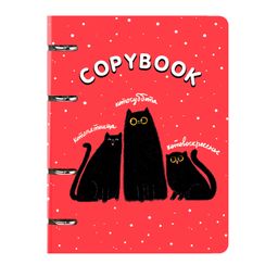 Тетрадь с кольцевым механизмом, 120 л. клетка, арт. 61517/ КОТОДНИ