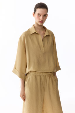 Blusa oversize en mezcla de lyocell - H&m фото 4