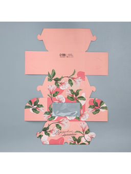 Цена за 5 шт. Коробка для капкейков, кондитерская упаковка двухсторонняя, 2 ячейки, «Вдохновляй красотой», 16×10×10 см