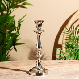 Подсвечник металл на 1 свечу «Классика», 8×8×22 см