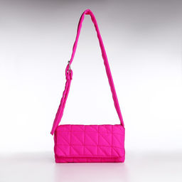 Сумка стеганная на плечо, 25*14 х 14*6 см см, отдел на молнии, цвет красный - Nazamok фото 5