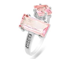 Кольцо из серебра морганит, Креатив