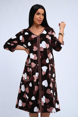 Халат велюровый на молнии (941-6) - Плиона фото 143