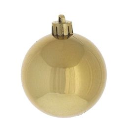 Набор из 6шт Украшение новогоднее Шар "Вензель золотой", D6 см, L5 W5 H7 см