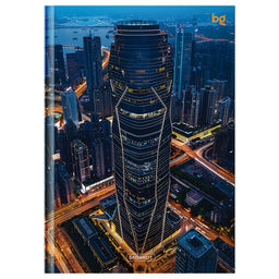 Бизнес-блокнот А4 160л. "Небоскреб" ("BG", ББ4т160_лг 09856) глянцевая ламинация