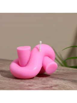 Свеча "Узелок" 8х5х5 см, соевый воск МИКС