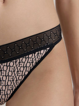 CONTE MIX&MATCH LTA 2508 Трусы женские pink-black love - Conte elegant фото 2