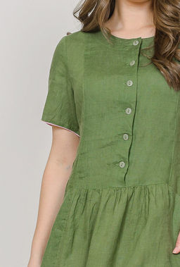 Платье 100% лен