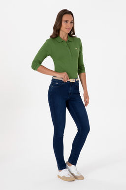 Kad_n Koyu Mavi Toohpick Fit Jean Pantolon