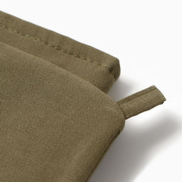 Кухонный набор Этель Kitchen: варежка-прихватка 18×29 см, прихватка 19×19 см, зелёный