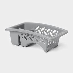 Сушилка для посуды, 32.5×19×11 см, серая