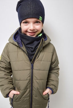 20120130199, Куртка детская для мальчиков Bellini хаки Acoola