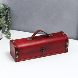 Шкатулка подарочная под бутылку «Герцог», дерево, 12×34×11 см