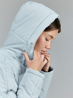 Пуховик FN Snowfall Long Grey
