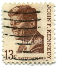 Марка Джон Кеннеди 1967 год США