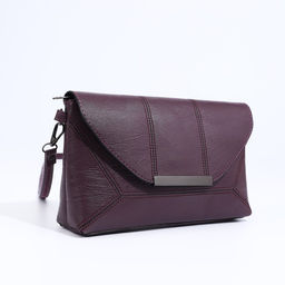 Сумка-клатч на магните, длинный ремень, цвет фиолетовый - Simaland фото 3