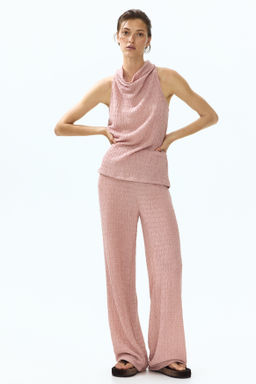 Pantal?n amplio con efecto arrugado - H&m фото 7