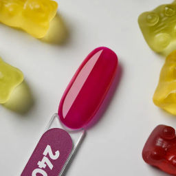 Гель-лак Glass №240 - малиново-вишневый - Patrisa nail фото 2