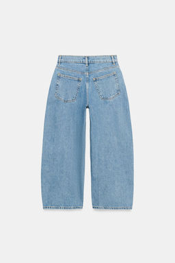 JEANS ZW COLLECTION CAPRI BALLOON TIRO MEDIO / Azul - Zara фото 7