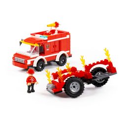 Конструктор Классик Город. Пожарная часть-1.6 (187 элементов) (в коробке) - Полесье фото 4
