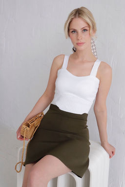 Короткая юбка-трапеция - Martichelli фото 16