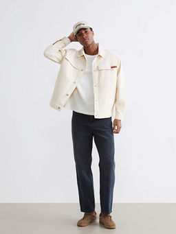 Loose Fit Erkek Jean Ceket