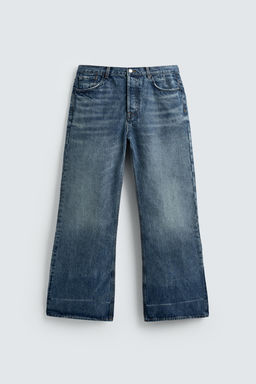WIDE BELL BOTTOM FIT JEANS - Zara фото 7