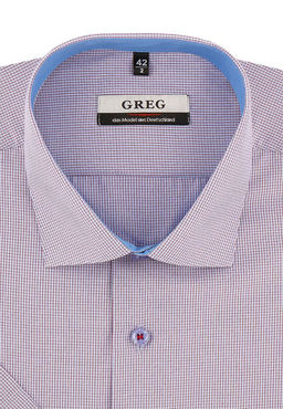 Сорочка мужская короткий рукав GREG 264/109/5025/Z/1_GB