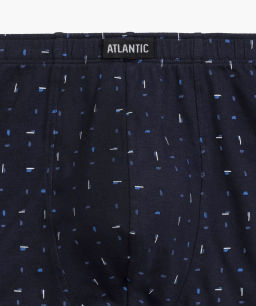 ATLANTIC 3MH-194 Трусы шорты Multicolor - набор 3 шт. темно-синий + голубой + темно-синий  фото 4