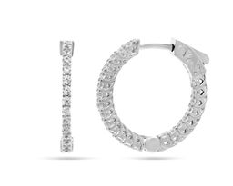 Серьги из серебра куб.циркон., ТЦ-36