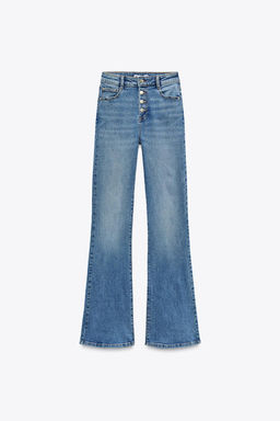 Z1975 FLARED HIGH-WAIST JEANS - Zara фото 6