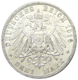 3 марки 1910 года А Германия (Пруссия)