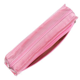 Пенал школьный на молнии Calligrata «Аниме», 2 отделения, розовый