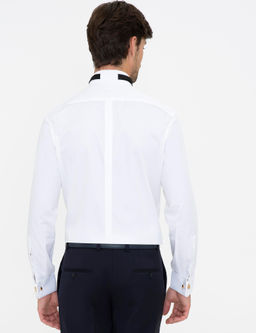 Beyaz Slim Fit Smokin G_mlek