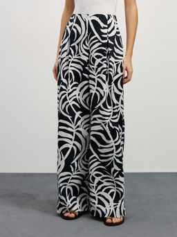 Брюки из хлопка с принтом / Zarina  фото 2