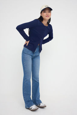 Mavi Yuksek Bel Ispanyol Paca Flare Jeans TWOAW26JE00095