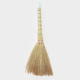 Веник 3-х лучевой «Сорго», малый, с петлей, 220 г, 60 см, нить
