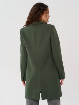 Пальто женское 1241113004 khaki - Eleganzza фото 4