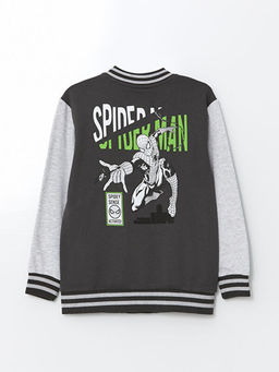 Spiderman Bask?l? Erkek ?ocuk Kolej Ceket - Waikiki фото 2