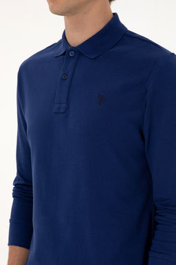 Erkek _ndigo Basic Sweatshirt Sepette S_rpriz _ndirim - U.s. polo assn фото 17