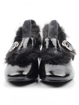 03-N18116P-2 BLACK LAC Полуботинки женские (натуральная кожа, лакированная)