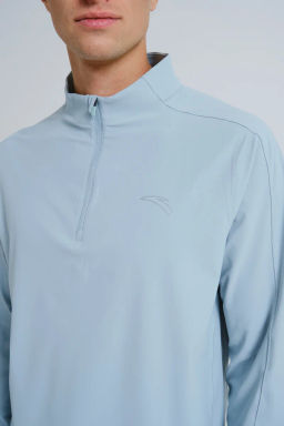 Лонгслив Синтетика Серо-зеленый