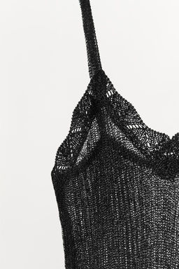 METALLIC THREAD KNIT TOP - Zara фото 5