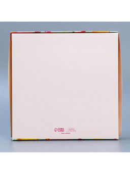 Цена за 5 шт. Коробка складная Present, 20 х 20 х 4 см - Дарите счастье фото 5