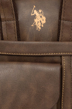 U. S. Polo Assn / Мужская коричневая сумка - U.s. polo assn фото 6