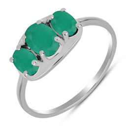 Кольцо, изумруд берилл, Микра