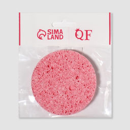 Цена за 6 шт. Спонж для умывания «Мягкость», d=7.5 см, МИКС