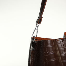 Сумка женская TEXTURA на магните, 24×14×29 см, коричневая